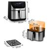 Air Fryer 8L Berdsen 1700W Bd-659 Silver