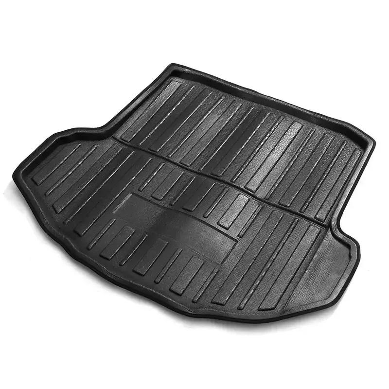 For VW Jetta For Volkswagen Tray Rear Trunk Cover Matt Car Cargo Liner Boot Mat Floor Carpet Kick Pad Mat