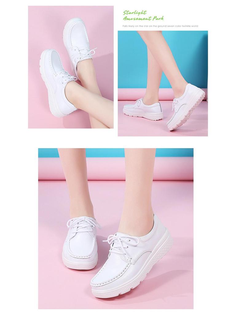 Women's Lace-Up Soft Sole Non-Slip Fashionable Flats - Breathable, Comfortable Autumn/Winter Shoes