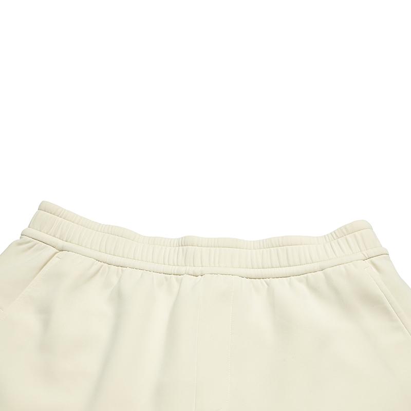 Fila Модная повседневная удобная универсальная эластичная трикотажная спортивная одежда серии Golf, женские брюки, цвет спаржа-белый A11W545613FIV