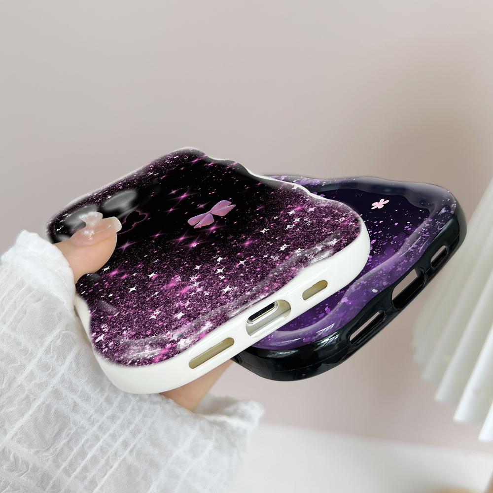 Милый мультяшный узор, кремовая текстура, мягкий силиконовый чехол с волнистыми краями, чехол для телефона для Vivo