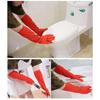 Waterproof Washing Dishes Gloves Red Gauntlet Durable Cleaning Gloves  for Cleaning Work