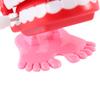 Funny for Baby Kids Plastic Teeth Rose Wind Up Clockwork Toy Clockwork Toy Walking Teeth Shape