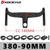 KOCEVLO K13 Carbon Fiber Integrated Drop Handlebar With Internal Cable Routing Computer Mount