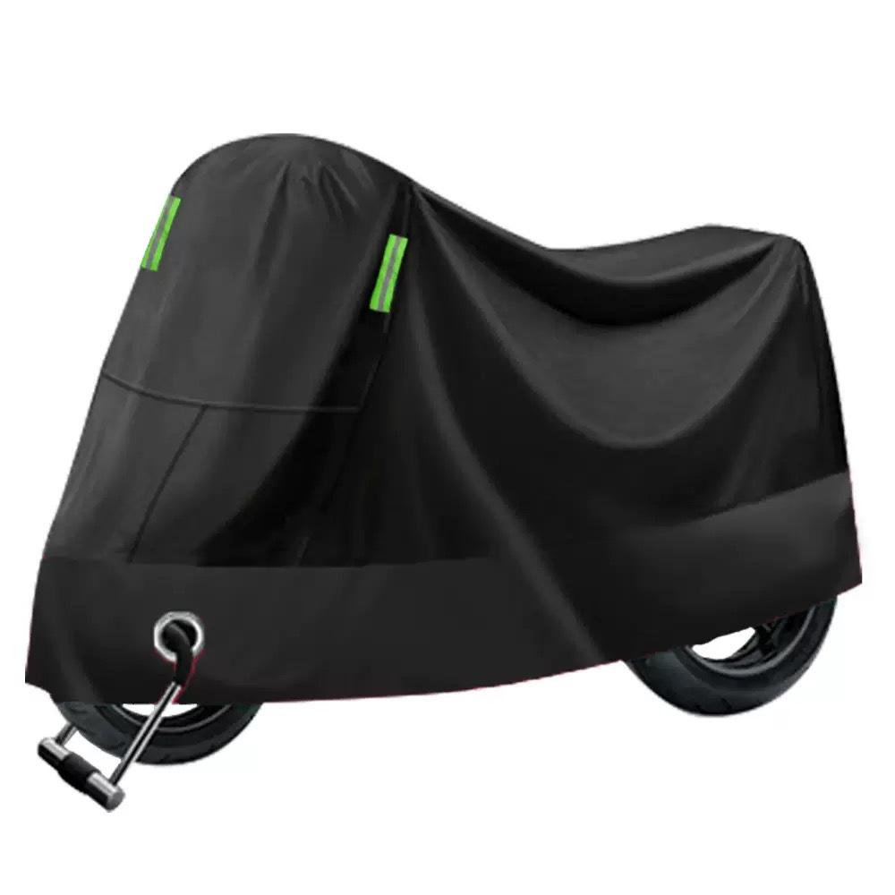 Waterproof Motorcycle and E Bike Cover Oxford Fabric Sun Rain Dust Protection in 7 Sizes 9 Colours