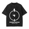 Harajuku  Cotton Oversized TshirtMen Short Sleeve TeesImagine Dragons Summer Loose Washed Tops TShirt