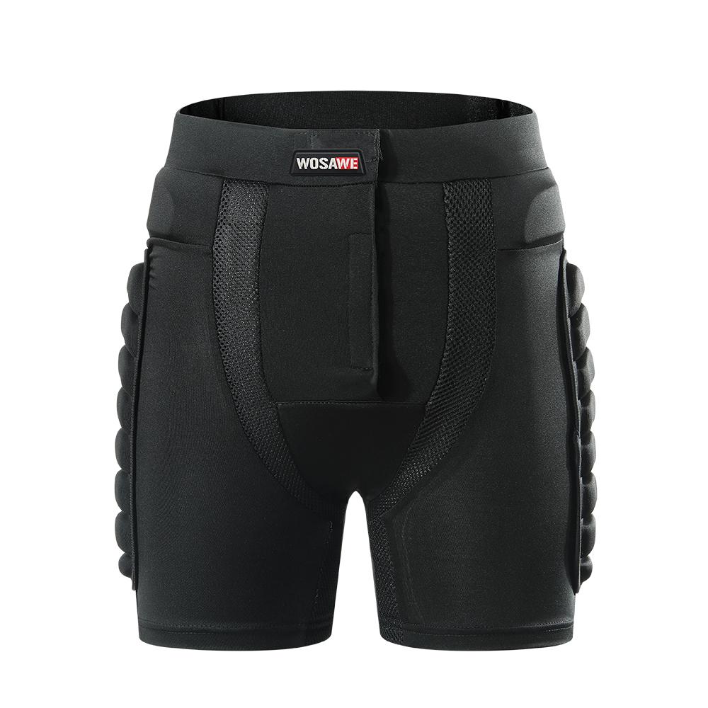 WOSAWE Motorcycle Shorts Breathable Skating Hip Shorts MTB Motocross Hip Paddeds Skiing Snowboard Shorts Comfortable