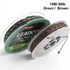 10 м/60 фунтов леска Leadcore для ловли карпа Easy Splice Lead тонущий шнур супер плотный плетеный 16X для вертолета Chod Rig рыболовные снасти