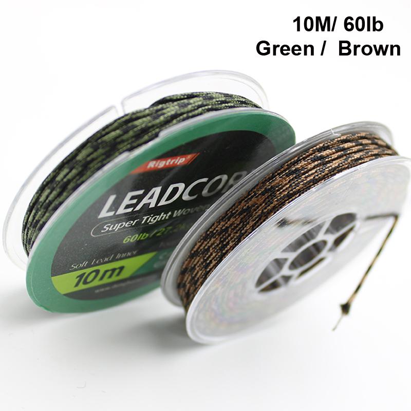 10 м/60 фунтов леска Leadcore для ловли карпа Easy Splice Lead тонущий шнур супер плотный плетеный 16X для вертолета Chod Rig рыболовные снасти