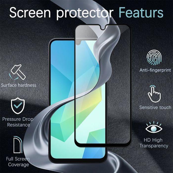 4x Verre Trempé Intégral pour Samsung Galaxy A27 5G - Protection Anti-Rayures Antichoc