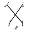 Keyboard Piano Stand X Style Adjustable Music Instrument Holder Accessories Black L