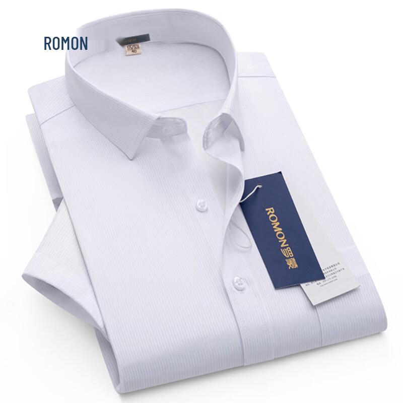 ROMON Мужская рубашка в полоску с длинным рукавом в стиле business casual