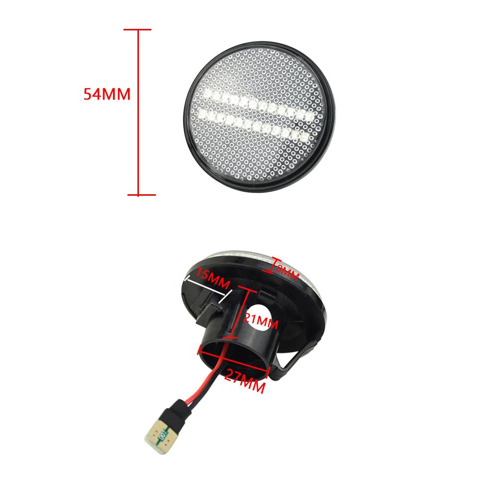 For Mazda MX5 MX-5 MK1 MK2 MK3 Turn Signal Dynamic LED Side Marker Light Repeater Lamp Flowing Indicator 1989 1999 2000-2015