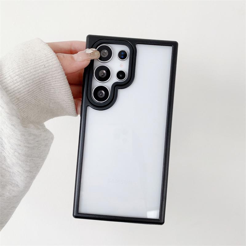Подходит для матового чехла для мобильного телефона Samsung S25Ultra, новый S24 Macaron S25plus, полностью закрывающий защитный чехол, противоударный.