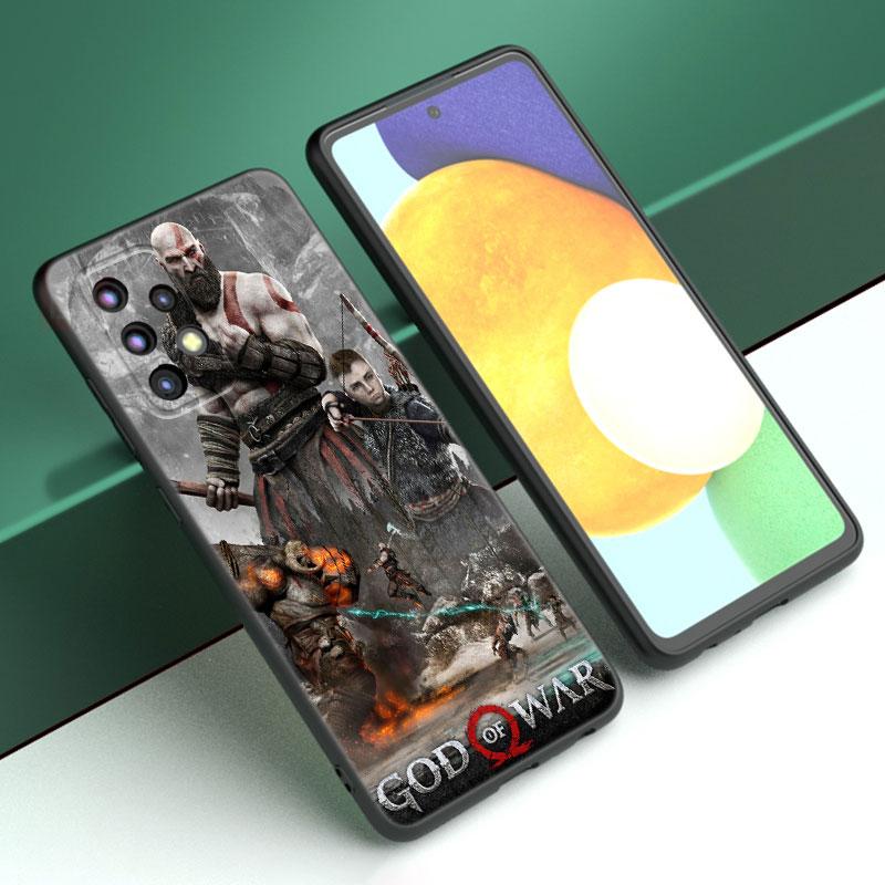 Чехол для игрового телефона God Of War для Samsung A13 A22 A24 A32 A23 A25 A34 A35 A52S A53 A54 A55 A73 5G A12 A14 A15 A31 A33 A50 A51 A72