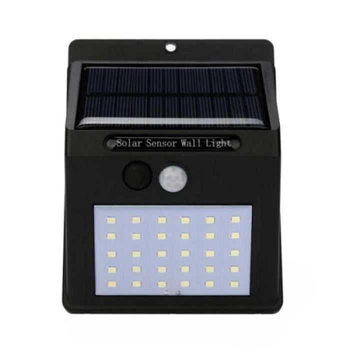 Applique murale - ZF - ZF07793 - Solaire - 30 LED - Détecteur de mouvement - IP65