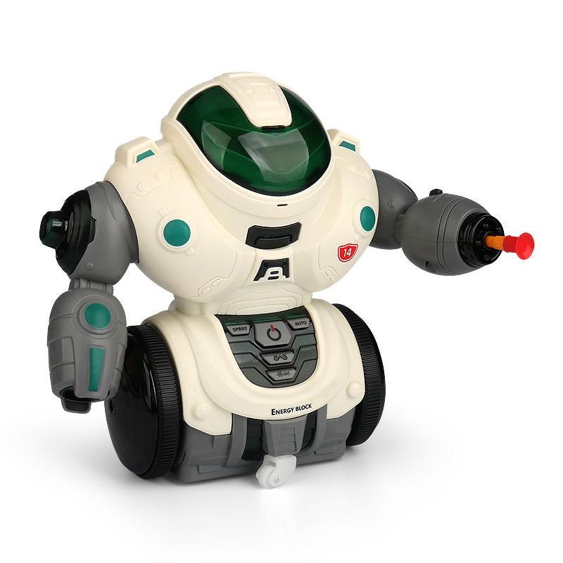 Электрический распылитель Танцующий робот Вращающийся на 360 градусов Музыкальный Свет Танцующий Робот Детский Ранний Образовательный Пазл