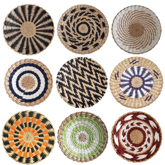 Настенный настенный стиль в этническом богемном стиле, натуральный декоративный орнамент ручной работы, украшение для дома