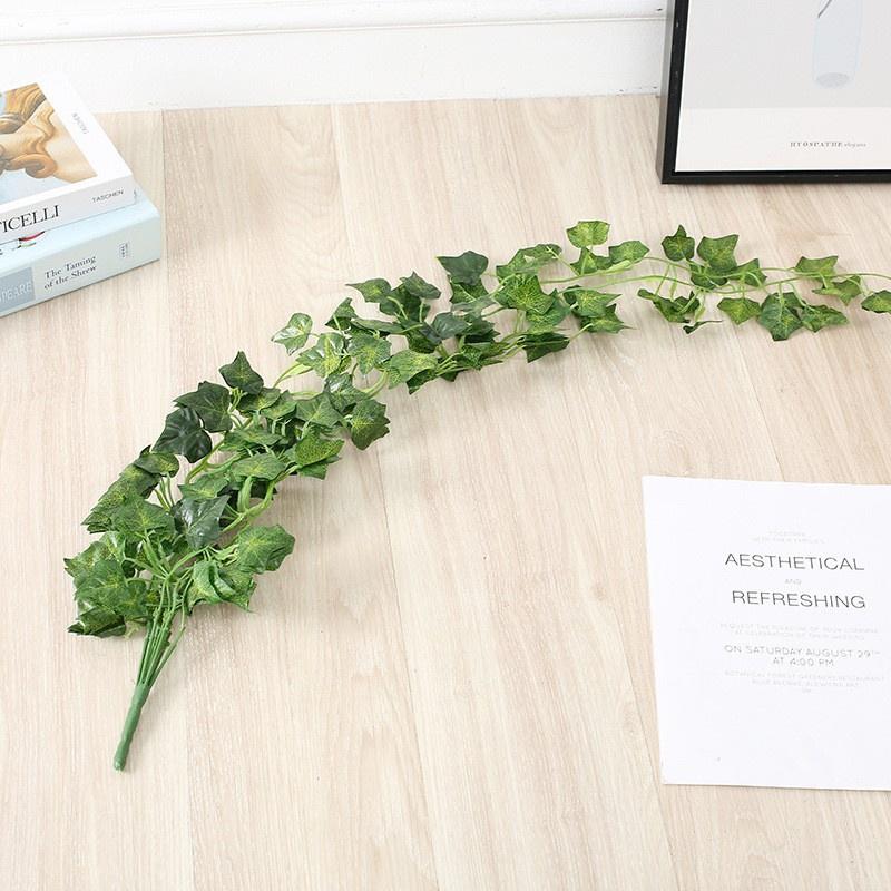 1 шт., искусственные растения, лозы, настенные висячие листья ротанга, ветки, домашний декор, пластиковые искусственные шелковые листья, растение плющ, открытый сад, свадебное украшение