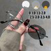 Новые роскошные фотохромные очки для близорукости для мужчин и женщин, модные очки для близорукости с овальной оправой, очки для блокировки синего света от 0 до -4.0