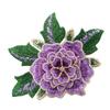 Water-Soluble 3D Multi-Color Multi-Layer Embroidery Patch - Heavy-Duty Rose DIY Lace Accessory