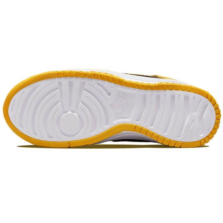 Nike Dunk High Up Goldenrod Women Sneakers Black University-Gold White DH3718-001