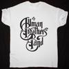Винтажная Хлопковая Белая Футболка The Allman Brothers Band Полного Размера Мужская Женская Унисекс
