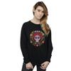Disney Womens/Ladies Coco Embroidered Skull Print Sweatshirt