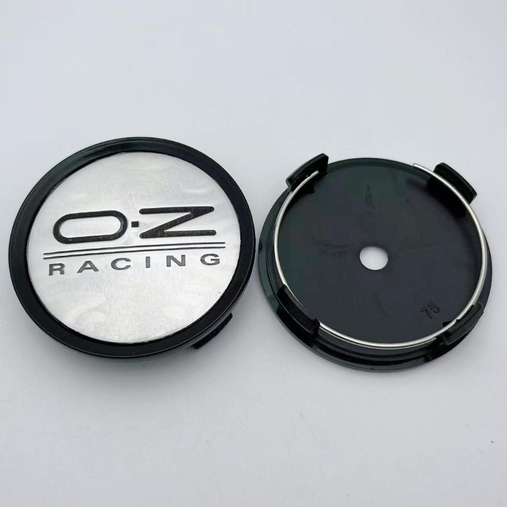 4 шт. 75 мм OZ O.Z Racing Логотип Эмблема Центральные колпачки колес автомобиля Колпаки на диски Автомобильные колпаки на ступицу Колпаки на ступицу Декоративная крышка центральной части диска автомобиля Аксессуары для стайлинга автомобиля
