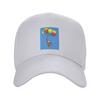 Curious George with balloons Baseball Caps Snapback Fashion Baseball Hats Breathable Casual Casquette Outdoor Men's And Women's