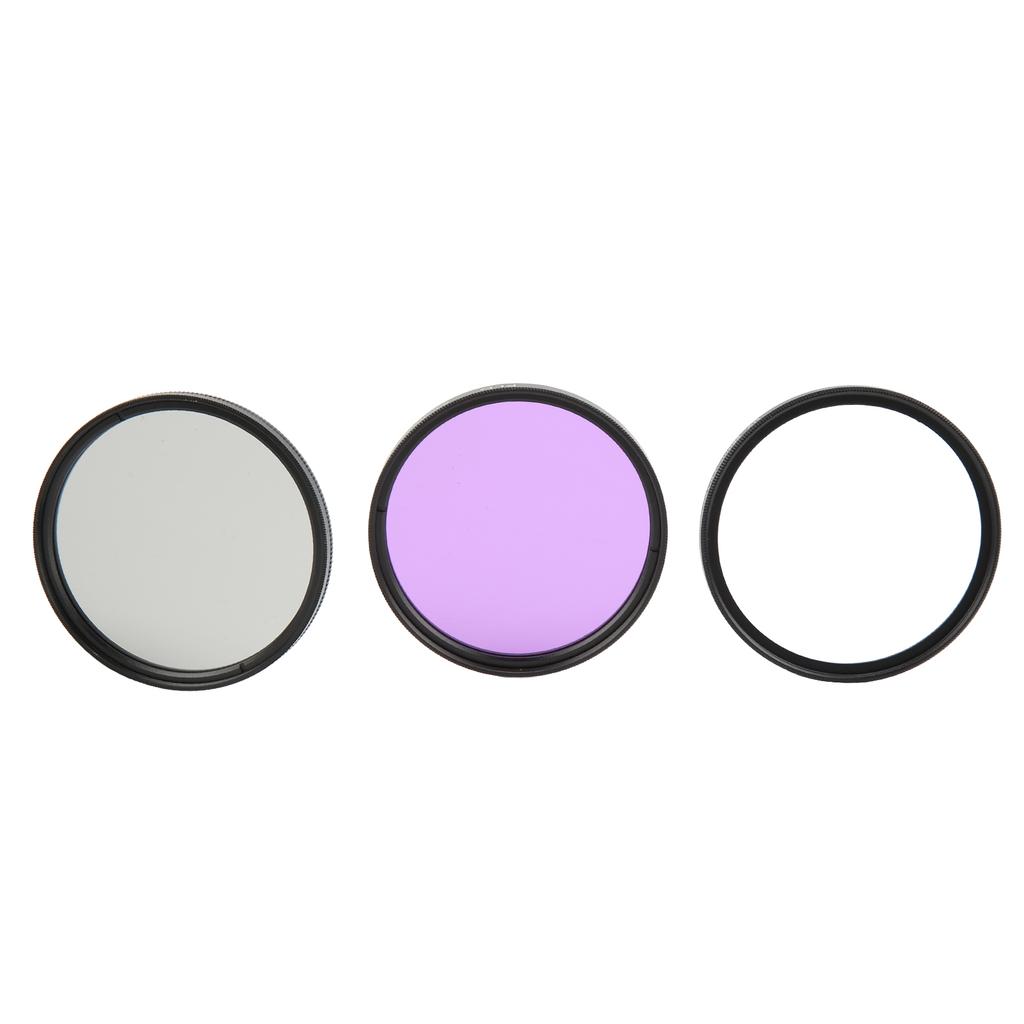 Набор из 3 штук Мультипросветленный Набор Светофильтров UV CPL FLD Набор Светофильтров для Цифровой Камеры