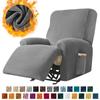Solid Velvet Recliner Armchair Cover Non Slip Lazy Boy Cat Dog Single Sofa Covers Elastic Soft All -Inclusive Couch Slipcover