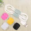 4pcs/lot Pretty Cable Winder USB Cable Earphone Cable Organizer Holder Buckle Portable Tiny Office Accessories Cable Organizer