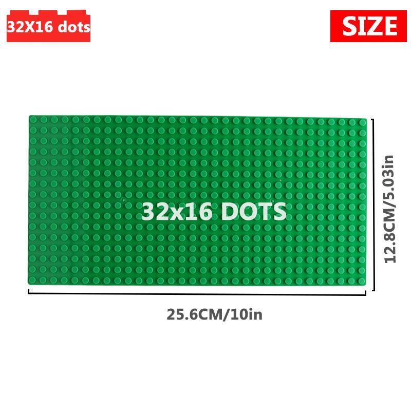 6 шт./компл. базовая пластина 32*32 32*16 шпильки классические фигурки строительные блоки пластины кирпичи опорная плита блоки детские игрушки для детей подарки