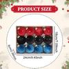 12 Pieces Christmas Hanging Decorations Decorative Baubles Xmas Decor for Celebration