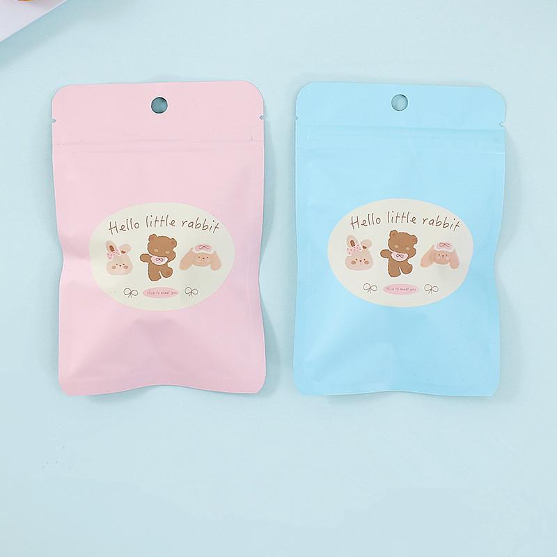 10 шт. Мультяшный Мультяшный Конфеты Печенье Самоклеящийся Пакет для Хранения Креативный Пакет для Закусок Кукла Игрушка Пакет-Сюрприз Подарочный Пакет Сюрприз