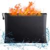 Fireproof Waterproof Document Bag for Money, Office, Home, Receipts, and Precious Metals Safekeeping
