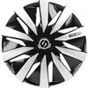 SPARCO 4 Enjoliveurs Lazio 14" Noir et Argent