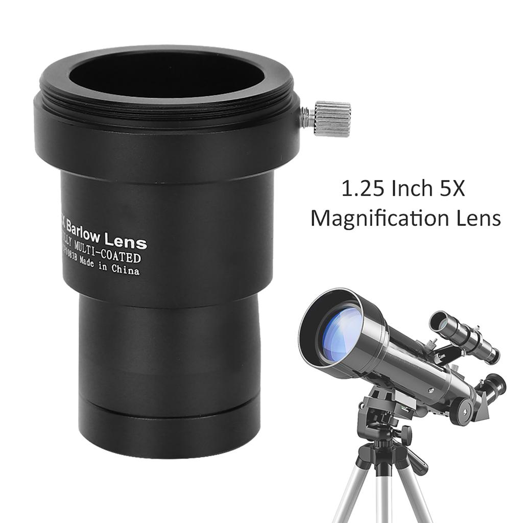 Datyson 1.25 Inch 5X Magnification Lens T2M35 Thread Astronomical Telescope Accessory