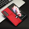 Удобный модный кожаный чехол с отделением для карт для Samsung Galaxy Z Fold 4 5g Fold3 Fold 2 3 Fold4 Fold2 противоударный матовый чехол