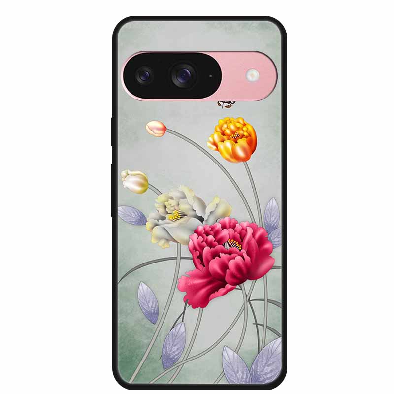 Case For Google Pixel 9 5G Case Painted Cat Soft Silicone TPU Lovely Cover For Google Pixel 9 Pro XL Cover for Pixel 9Pro Coque