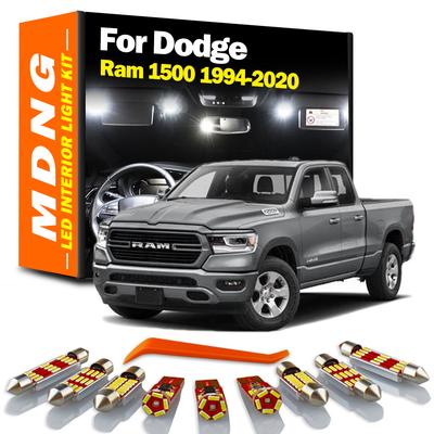 MDNG Canbus для Dodge Ram 1500 1994-2017 2018 2019 2020 Комплект светодиодных ламп для освещения салона, карты, купола Автомобильные аксессуары Лампы для чтения, багажника