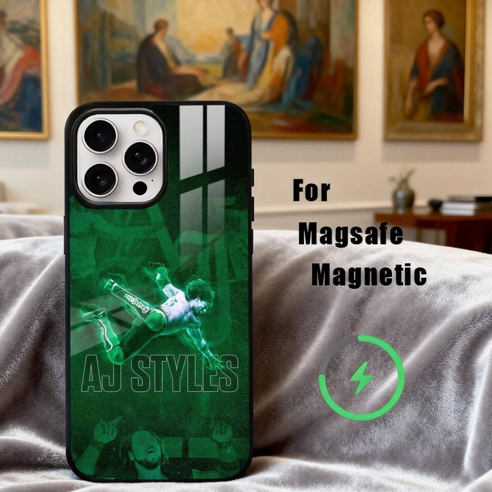 A-Aj Powerful S-Styles-S Phone Case For iPhone17,16,15,14,13,12,11 Plus,Pro Max Magnetic For Magsafe Wireless Charging