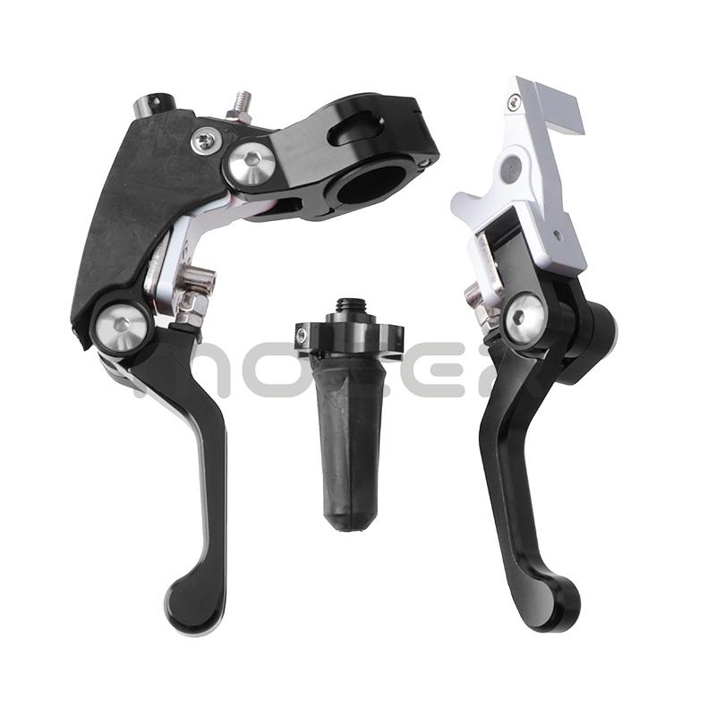 Racing CNC Aluminum Foldable 360 Clutch Brake Levers Handle Save Effort For CR CRF YZF EXC Bosuer Kayo T2 T4 T6 K2 K6 K6R KT250
