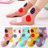 5 Pair Children's Socks Spring Autumn Boys Girls Cartoons Cute Middle Tube Socks