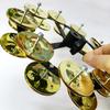 Cymbal Hi Hat Tambourine with Row Mountable Music Rhythm Drum Set for Parties Enthusiasts
