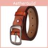 Stylish Mens Leather Waist Belt With Classic Pin Closure Men Fashion Use Daily