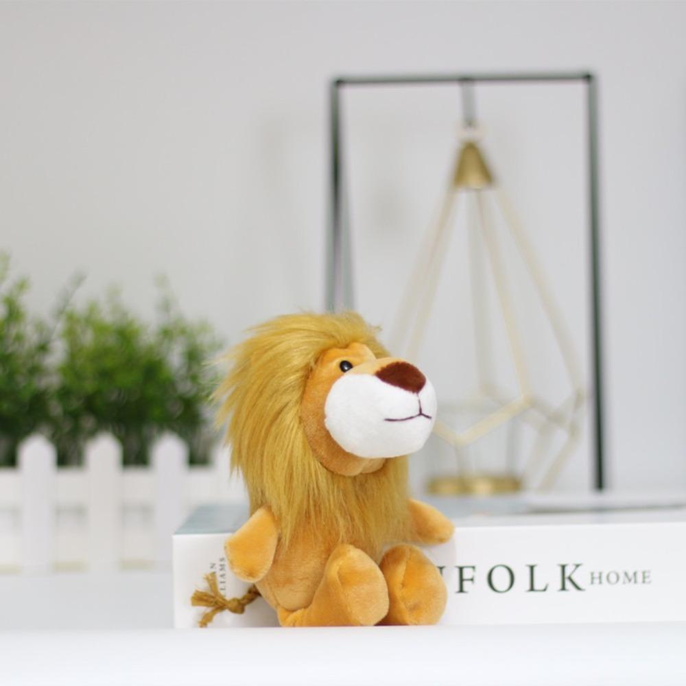 Ornament Lion Key Chain Key Ring Giraffe Animal Plush Toy Plush Keychain Stuffed Toys Plush Dolls