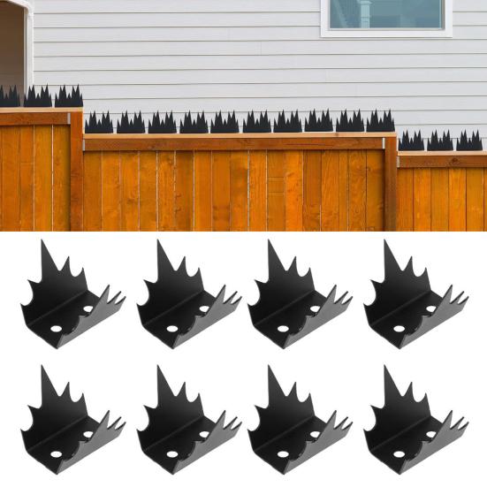 4/8 шт. Гвоздь для забора Шипы для забора против лазания Атмосферостойкий Защитный барьер Коммерческие шипы для забора