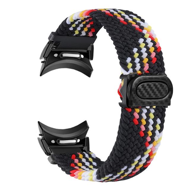 Плетеный ремешок без зазоров для Samsung Galaxy Watch 6 4 Classic/5 Pro/44mm 40mm 47mm 43mm correa Нейлоновый браслет ремешок Galaxy watch 6